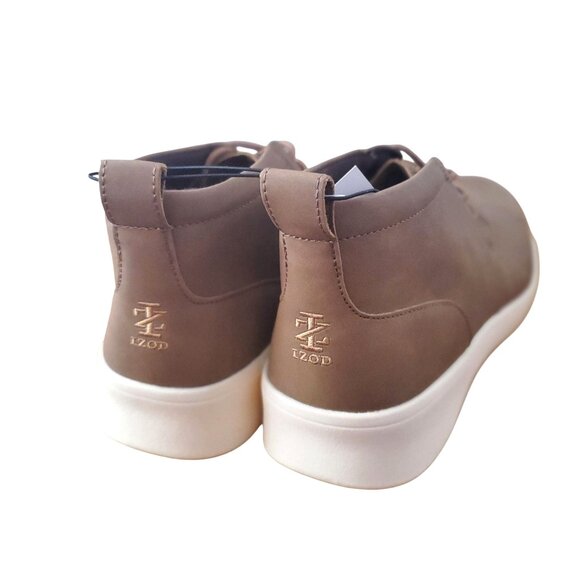 IZOD Palmer Men\'s 11 Chukka Boots Brown Leather Round Toe Lace-up Shoes Sneaker main image 12
